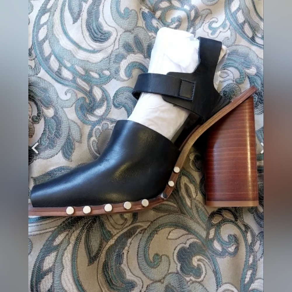 ZARA COLLECTION - GENUINE LEATHER HEEL - Picture 4 of 7